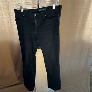 LRL Lauren Jeans Co. Ralph Lauren Women’s Classic Straight Black Denim Jeans